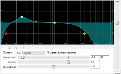 EQ plugin from a DAW