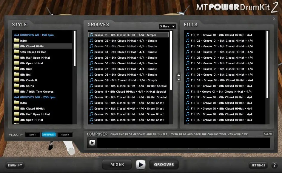 how to install mt power drumkit 2