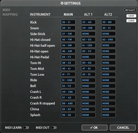 mt power drumkit 2 grooves in ezdrummer