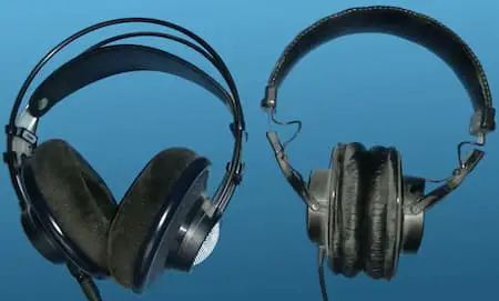 Photo of my AKG-K702 (open-back) and Sony MDR-7506 (closed-back) headphones