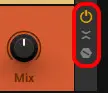 Screenshot of the common component buttons on a component in Guitar Rig 6